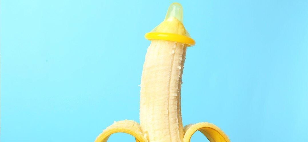 Banana in fake condom enlarges penis without surgery