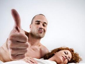 woman and man enlarge penis using folk remedies